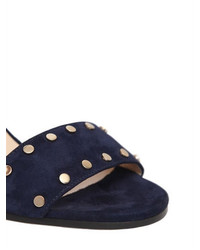 Jimmy Choo 100mm Veto Studded Suede Sandals