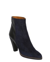 Chloé 90mm Calf Leather Suede Ankle Boots