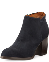 low cut suede ankle boots