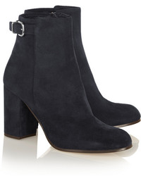 J.Crew Barrett Buckled Suede Ankle Boots