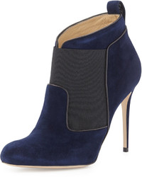 Paul Andrew Beauford Suede Ankle Boot Navy