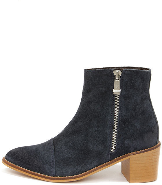 report suede ankle boots