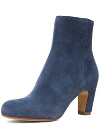 Maison Margiela Curved Heel Suede Boots