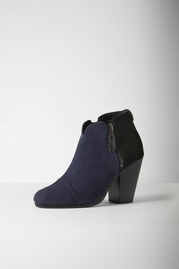 rag and bone navy booties