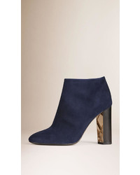 Burberry Suede Ankle Boots, $995 