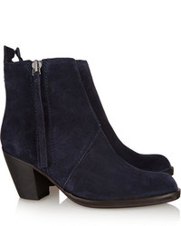 Acne Studios The Pistol Suede Ankle Boots
