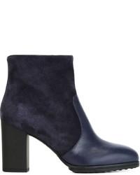 Tod's Chunky Heel Ankle Boots