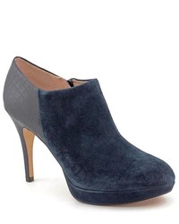 Vince Camuto Elvin Blue Suede Fashion Ankle Boots