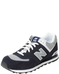 New Balance M574 Classic Running Running Shoenavysilver16 2e Us