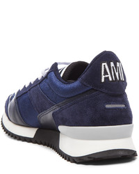 Ami Running Mesh Fabric Sneakers