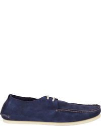 Doucal's Suede Two Eye Boat Shoes
