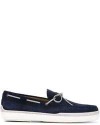 Tod's Contrast Lace Boat Shoes