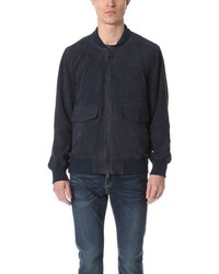 Levi's Made Crafted Suede Bomber Jacket