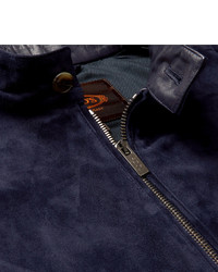 Tod's Suede Bomber Jacket