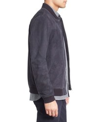 Ted Baker London Vipers Suede Bomber Jacket