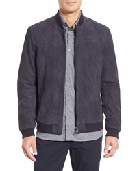 Ted Baker London Vipers Suede Bomber Jacket