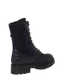 Strategia 30mm Washed Suede Combat Boots
