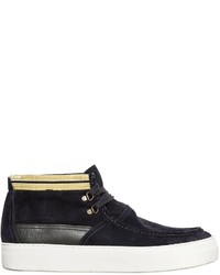 Ports 1961 Lace Up Suede Mid Top Sneaker Boots