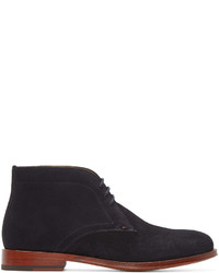 Paul Smith Ps By Blue Suede Morgan Boots