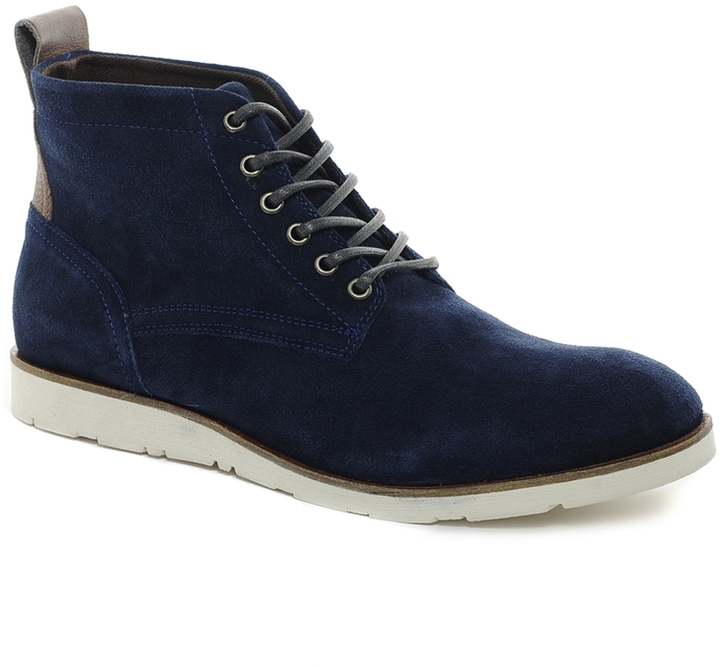 Selected Homme Suede Short Boots Blue | Where to buy & how to wear