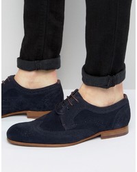 Ted Baker Granet Suede Derby Brogue Shoes