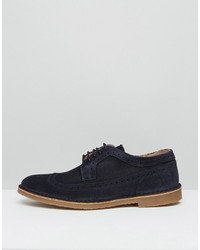 Selected Homme Royce Suede Brogue Shoes