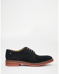 Base London Stanford Perforated Suede Shoes