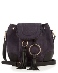 See by Chloe See By Chlo Polly Suede Cross Body Bucket Bag