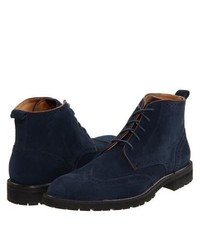 Florsheim Gaffney Limited Lace Up Boots Navy Suede