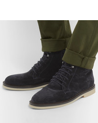 Loro Piana Icer Walk Cashmere Lined Water Repellent Suede Boots