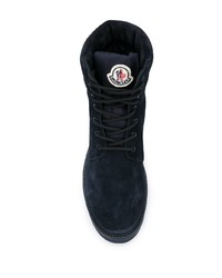 Moncler Logo Lace Up Boots
