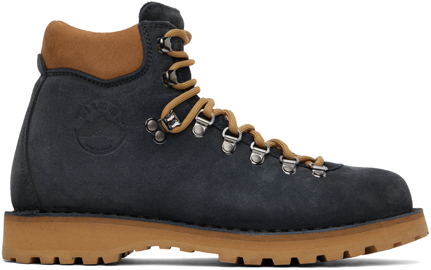 Diemme Navy Tan Roccia Vet Boots, $430 | SSENSE | Lookastic