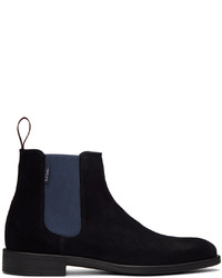 Ps By Paul Smith Navy Cedric Chelsea Boots