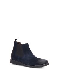 Sandro Moscoloni Plain Toe Chelsea Boot In Navy At Nordstrom