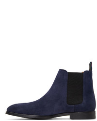 Paul Smith Ps By Blue Suede Gerald Chelsea Boots