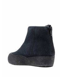 Bally Shearling Lined Suede Boots