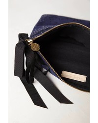 Anthropologie Clare V Star Swept Suede Pouch