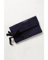 Anthropologie Clare V Star Swept Suede Pouch