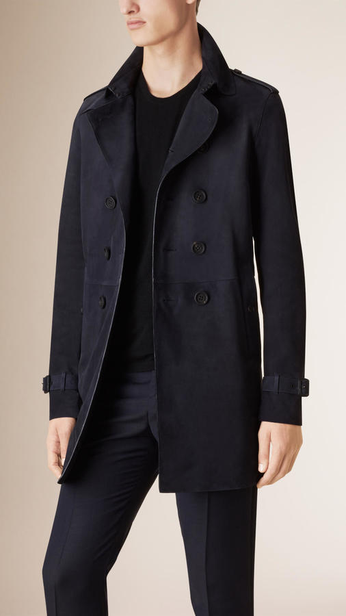 Burberry Unlined Suede Trench | Burberry | Lookastic