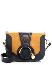 See by Chloe Hana Small Leather Suede Crossbody Bag