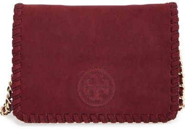 Tory Burch Marion Suede Crossbody Bag Brown, $425 | Nordstrom | Lookastic