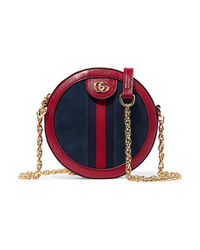 Gucci Ophidia Mini Med Suede Shoulder Bag