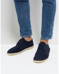 cold recommend Put together Clarks Originals Clarks Suede Desert Crosby Shoes In Navy, $72 | Asos |  Lookastic