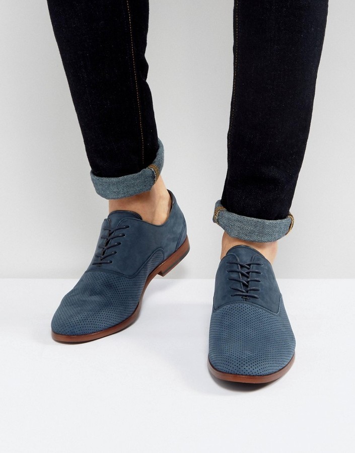 replika kaustisk Jeg vil have Aldo Coallan Derby Shoes In Blue Suede, $67 | Asos | Lookastic