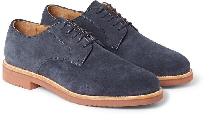 J.Crew Kenton Suede Derby Shoes 200 MR PORTER Lookastic