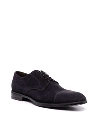 Canali Lace Up Suede Derby Shoes