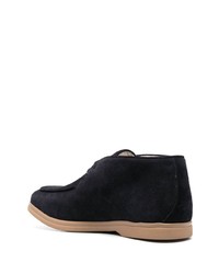Eleventy Lace Up Suede Derby Shoes
