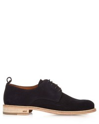 Ami Lace Up Suede Derby Shoes