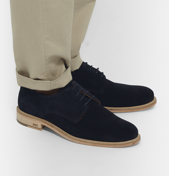 ami suede derby shoes