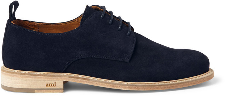 ami suede derby shoes